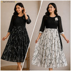 Élan Embellished A-Line Dress