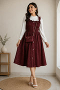 Premium Pinafore Dress