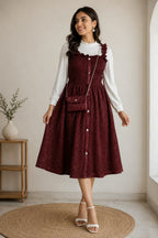 Premium Pinafore Dress