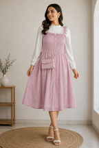 Premium Pinafore Dress
