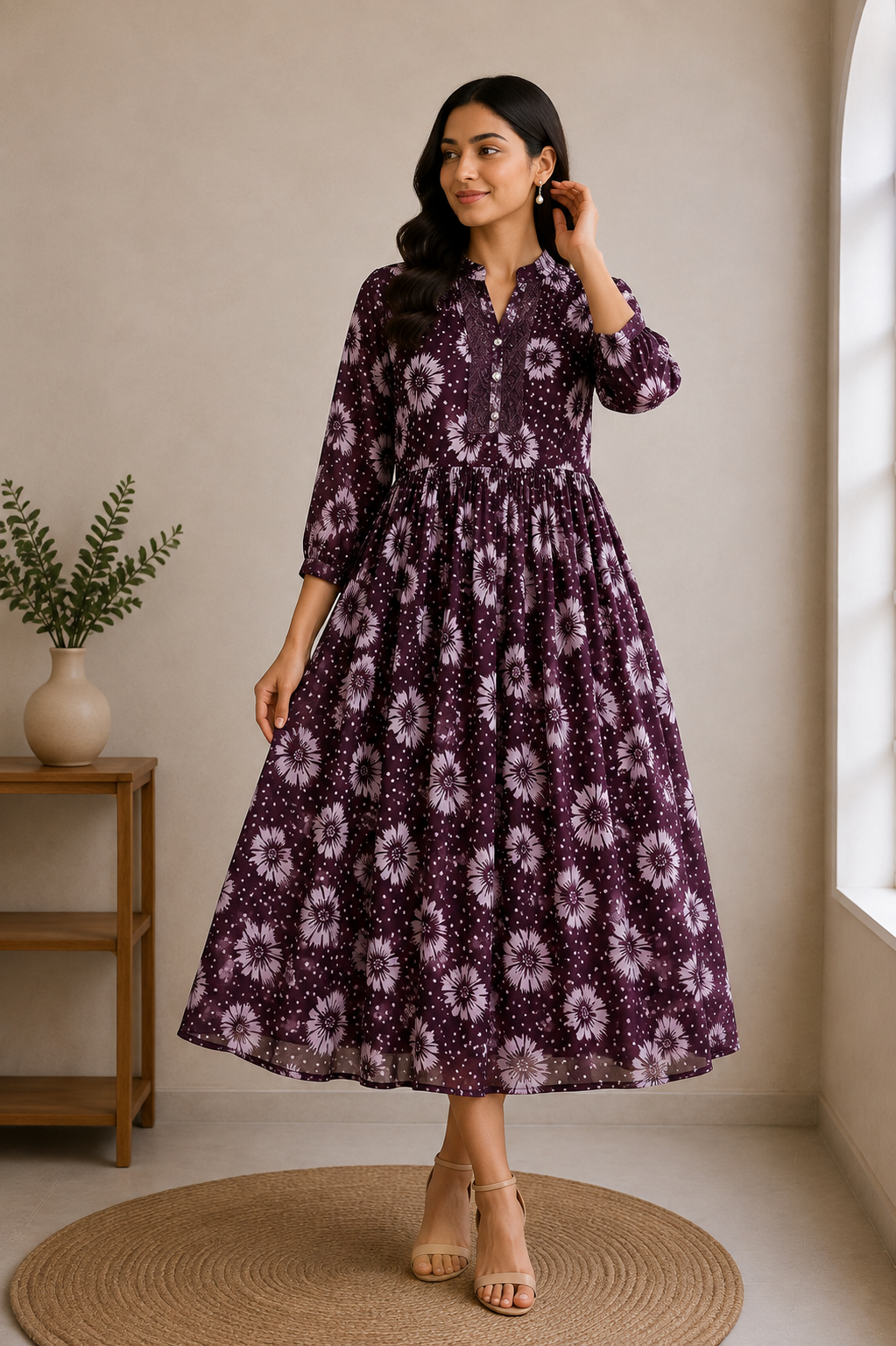 Aurelia Floral  Maxi Dress