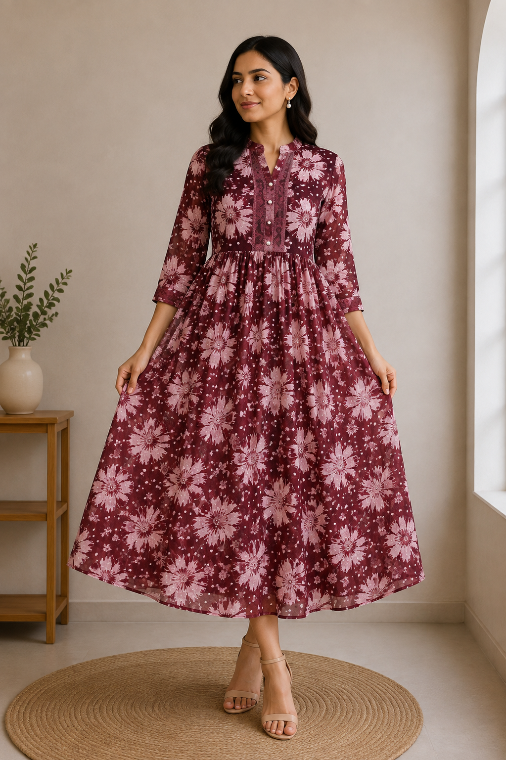 Aurelia Floral  Maxi Dress